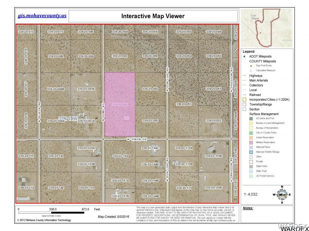 N Dome Rd: N Dome Rd, Golden Valley, AZ 86413